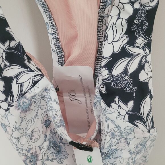 New J.Crew High-Rise Cheeky Bikini Bottom in Mixed Magnolia Floral Size Medium - Picture 4 of 7